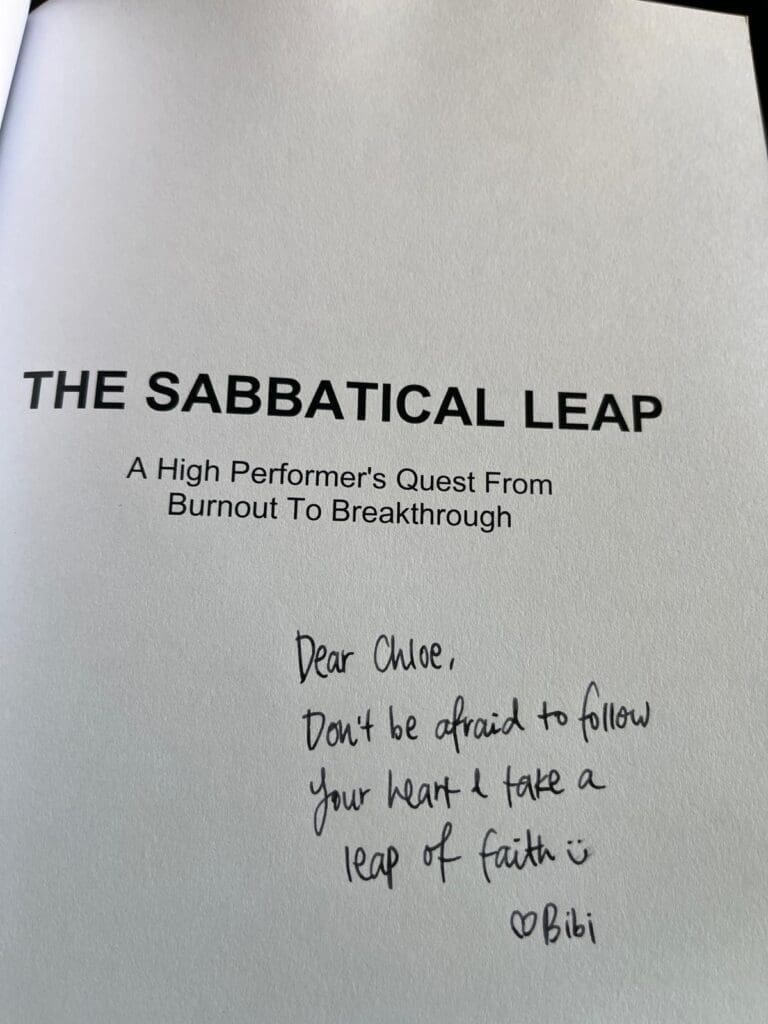 taking a sabbatica leap book